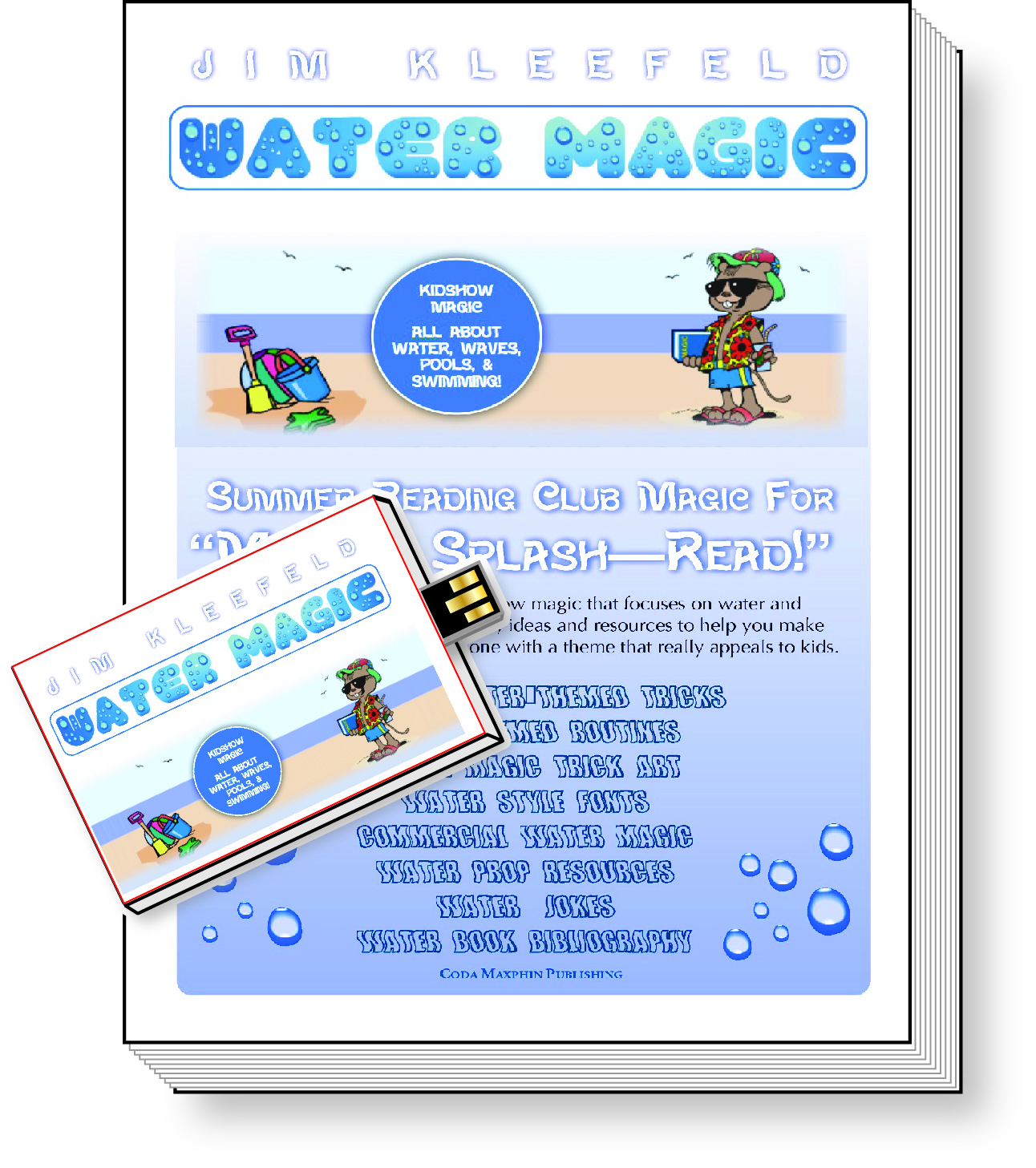 Water Magic Book & Flash Drive