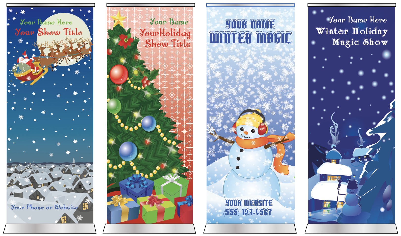 Personalized Christmas Banners